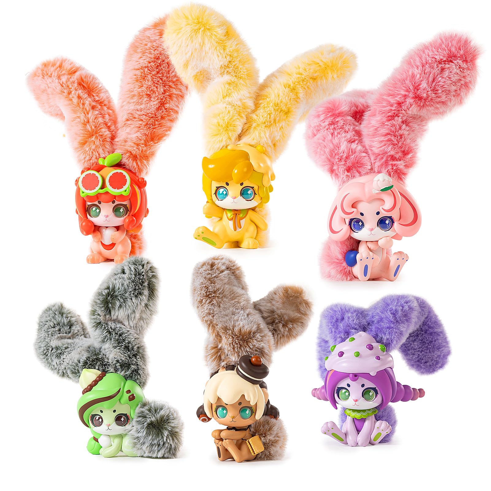 Amazon.com: Cup Rabbits Plush Blind Box，Fruit Fragrances Plush